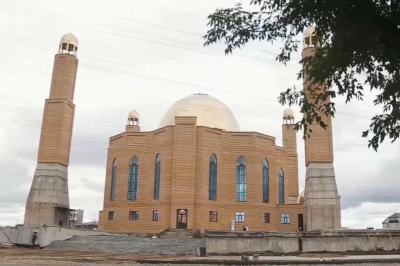 Строительство новой мечети имени Абая в Семее завершено на 85%