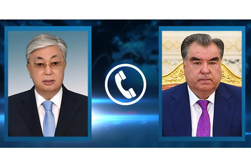 Касым-Жомарт Токаев поздравил Эмомали Рахмона с переизбранием на пост Президента Таджикистана
