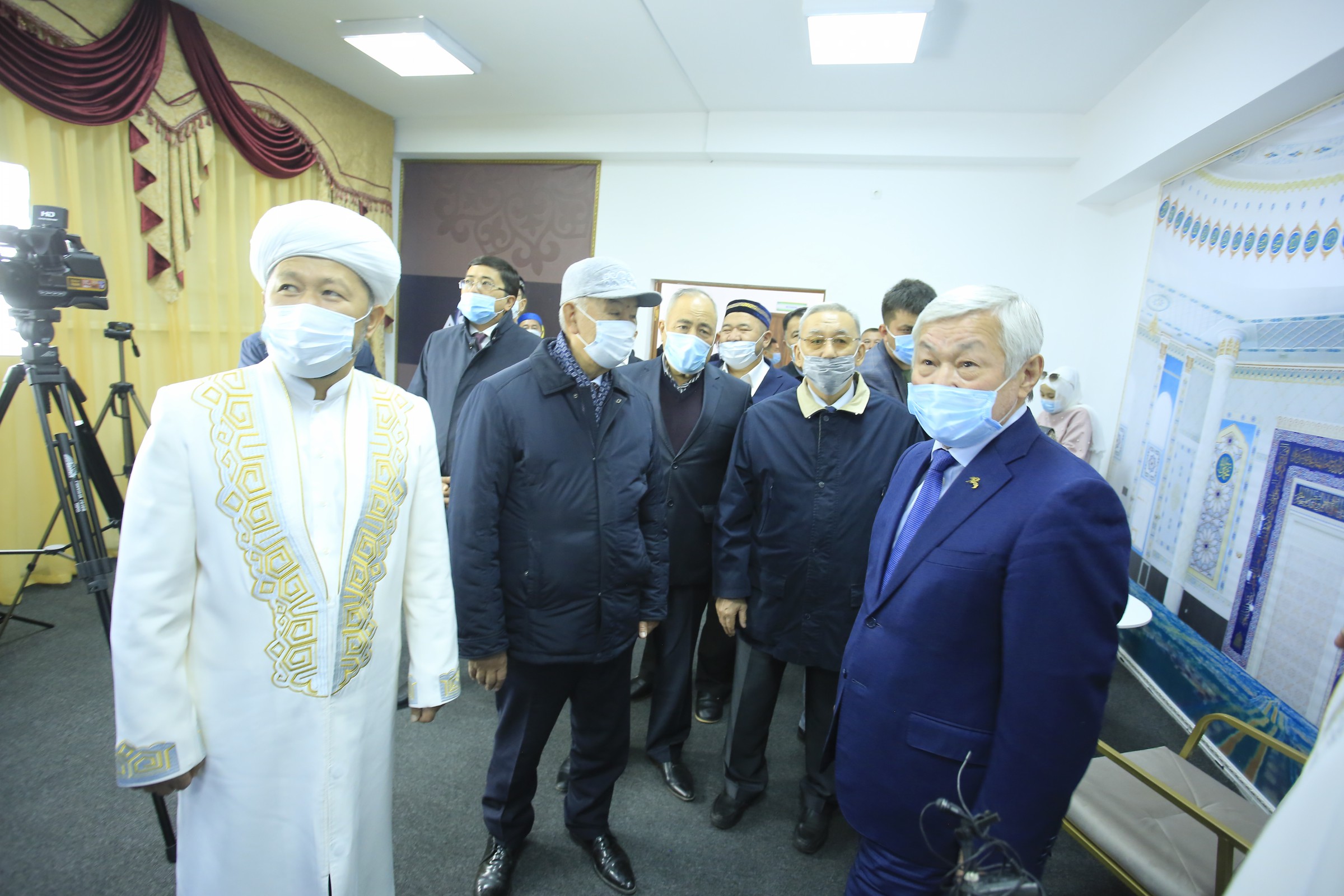 Обзор: Официальный визит председателя ДУМК в Жамбылскую область (ФОТО)