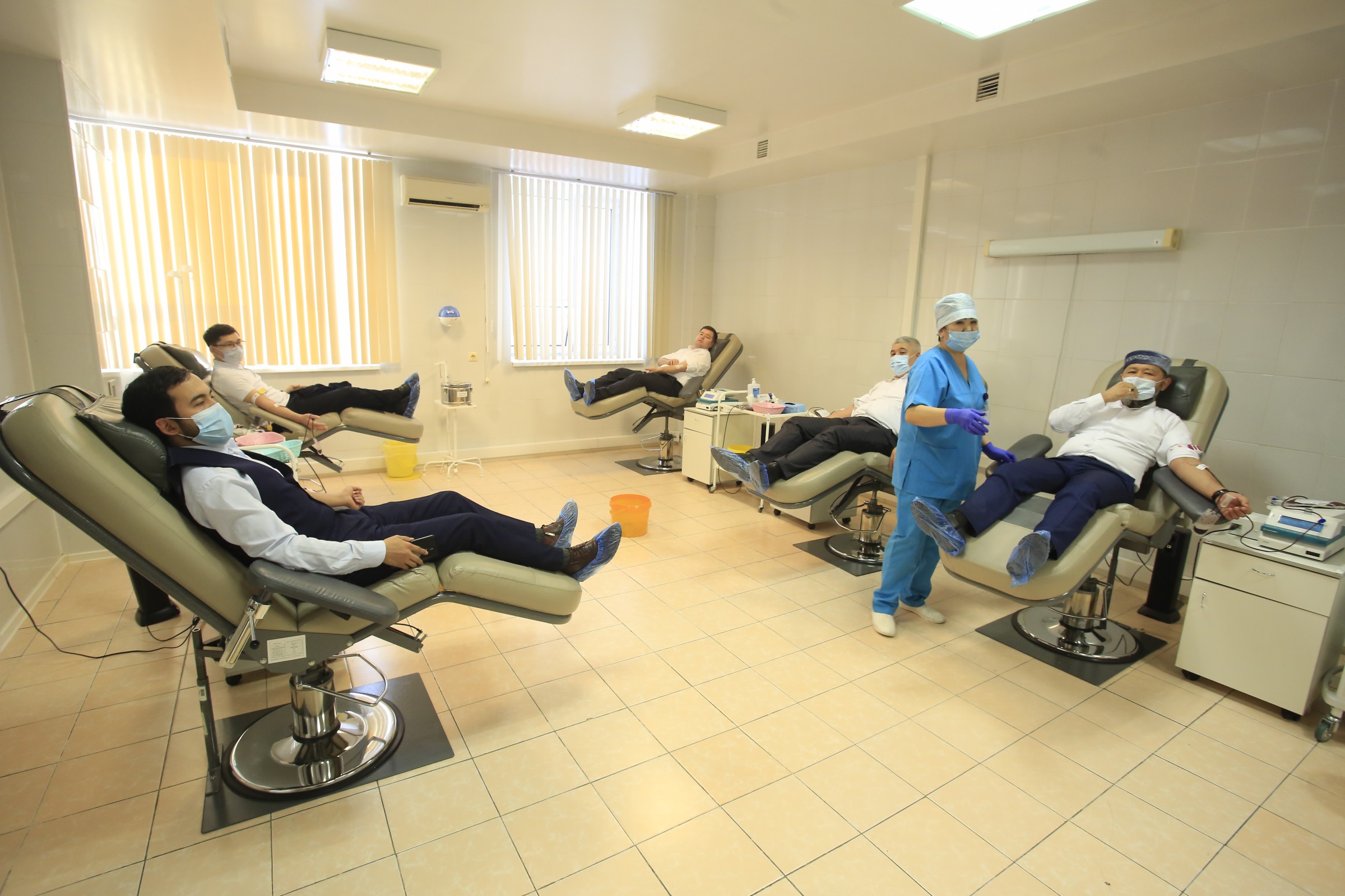 ҚМДБ ұжымы донор болды (видео)