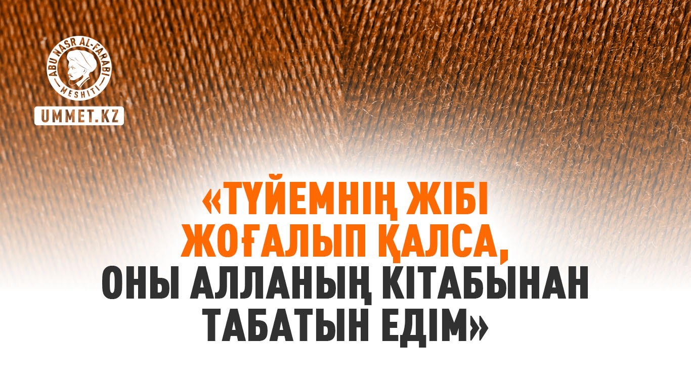 «Түйемнің жібі жоғалып қалса, оны Алланың кітабынан табатын едім»