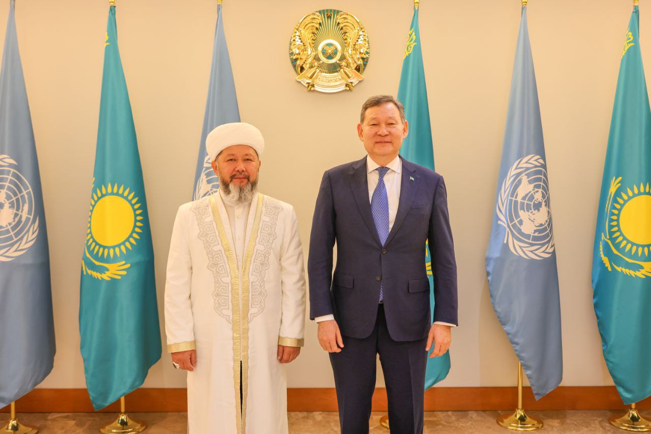 Бас мүфти Қазақстанның БҰҰ жанындағы тұрақты өкілімен кездесті