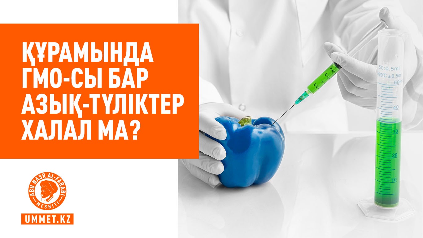 Құрамында ГМО-сы бар азық-түліктер халал ма?
