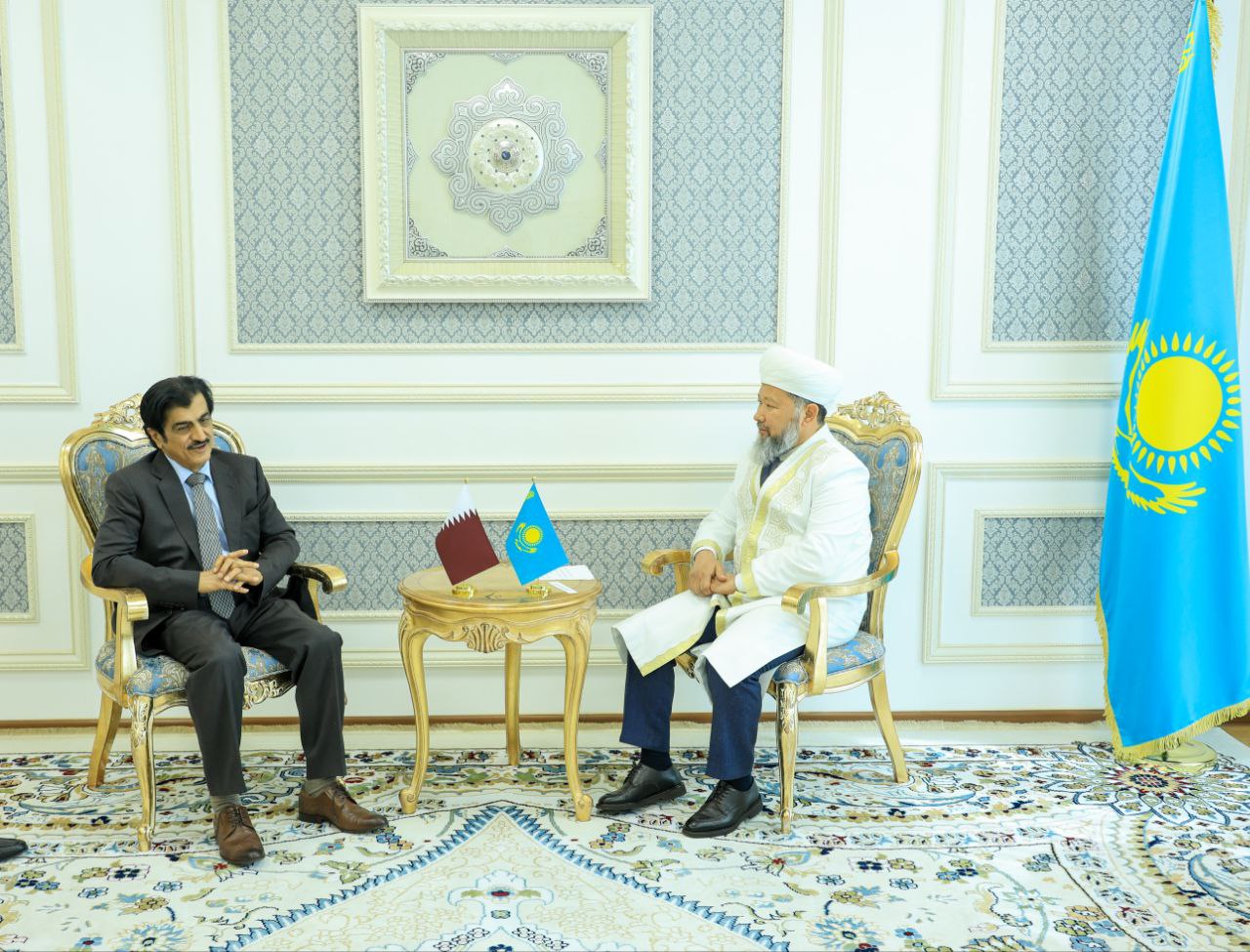 Бас мүфти Қатар елшісін қабылдады