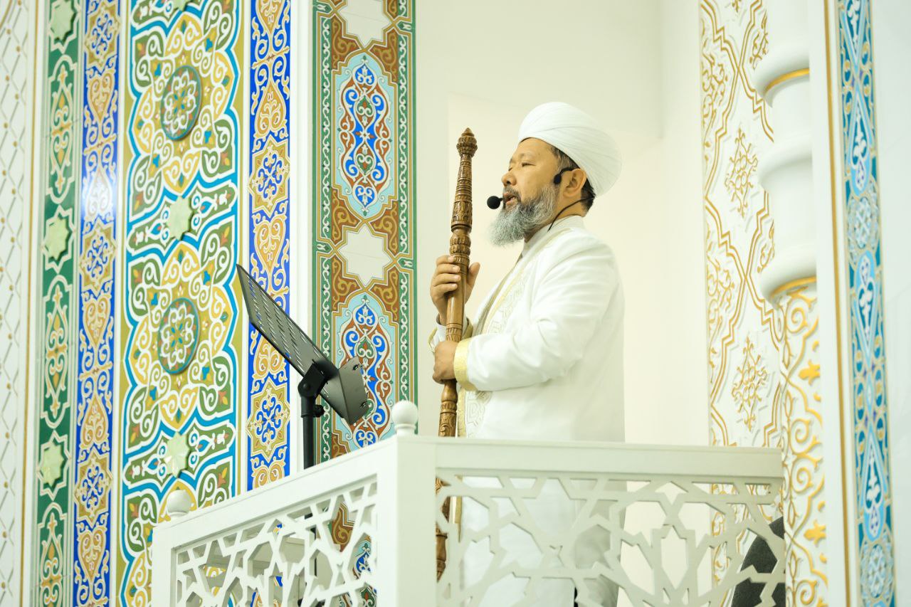 Бас мүфти Мәшһүр Жүсіп мешітінде жұма уағызын айтты