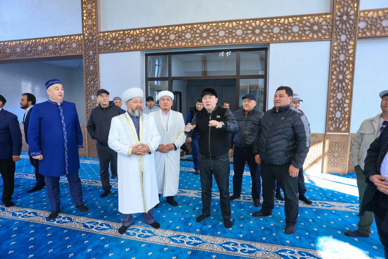 ҚМДБ Төрағасы жаңа мешіт құрылысымен танысты