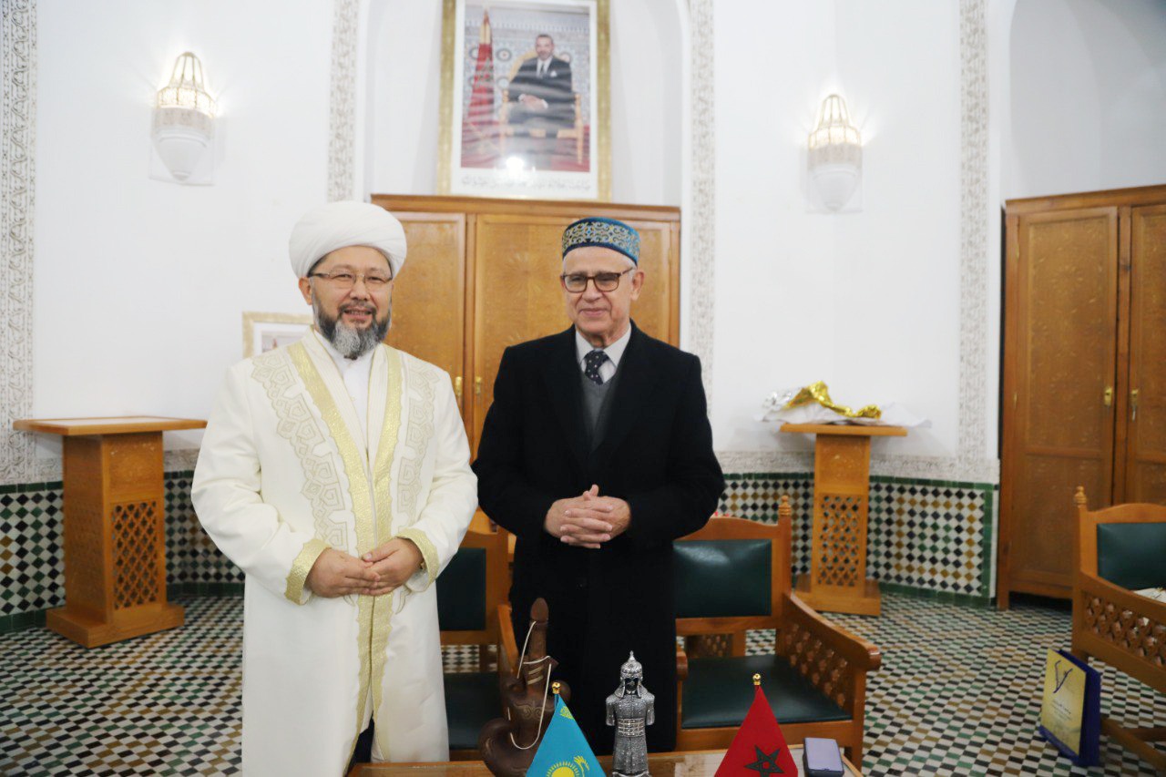 Бас мүфти Мароккодағы Әл-Қарауин университетінің ректорымен кездесті (фото)