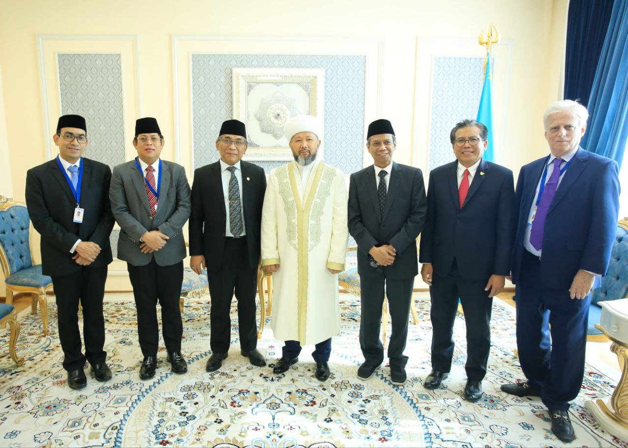 Бас мүфти Индонезия делегациясын қабылдады (фото)