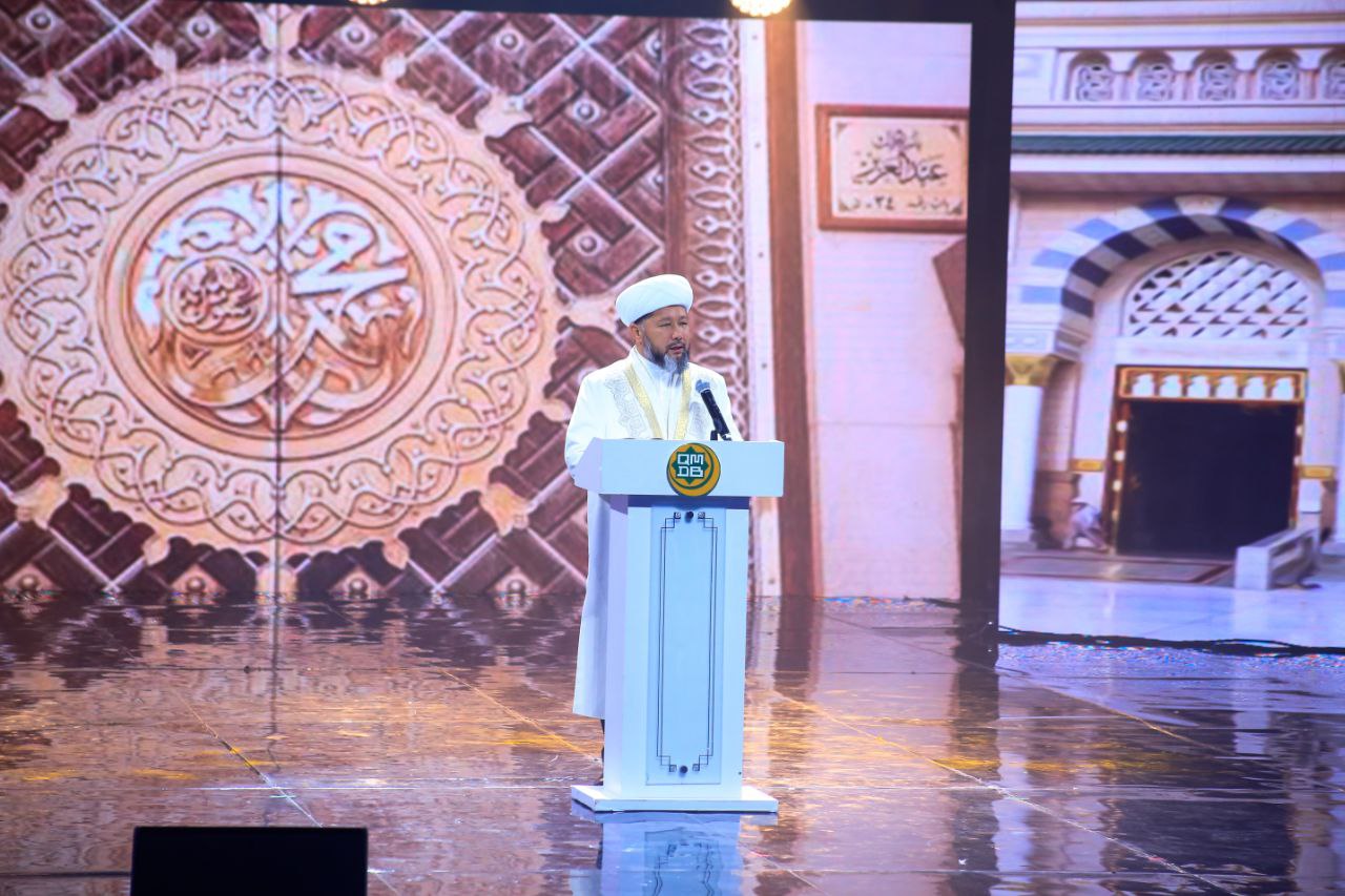 Бас мүфти Астанадағы Мәуліт кешінде насихат айтты (фото)