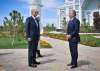 Қасым Жомарт Тоқаев Өзбекстан президентімен бірге Түркістандағы жаңа мешітті аралап көрді